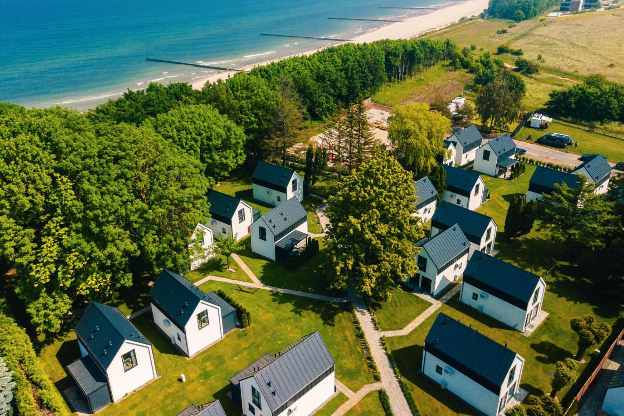 Domki Villa Hoff Resort Trzęsacz Eksteriør bilde